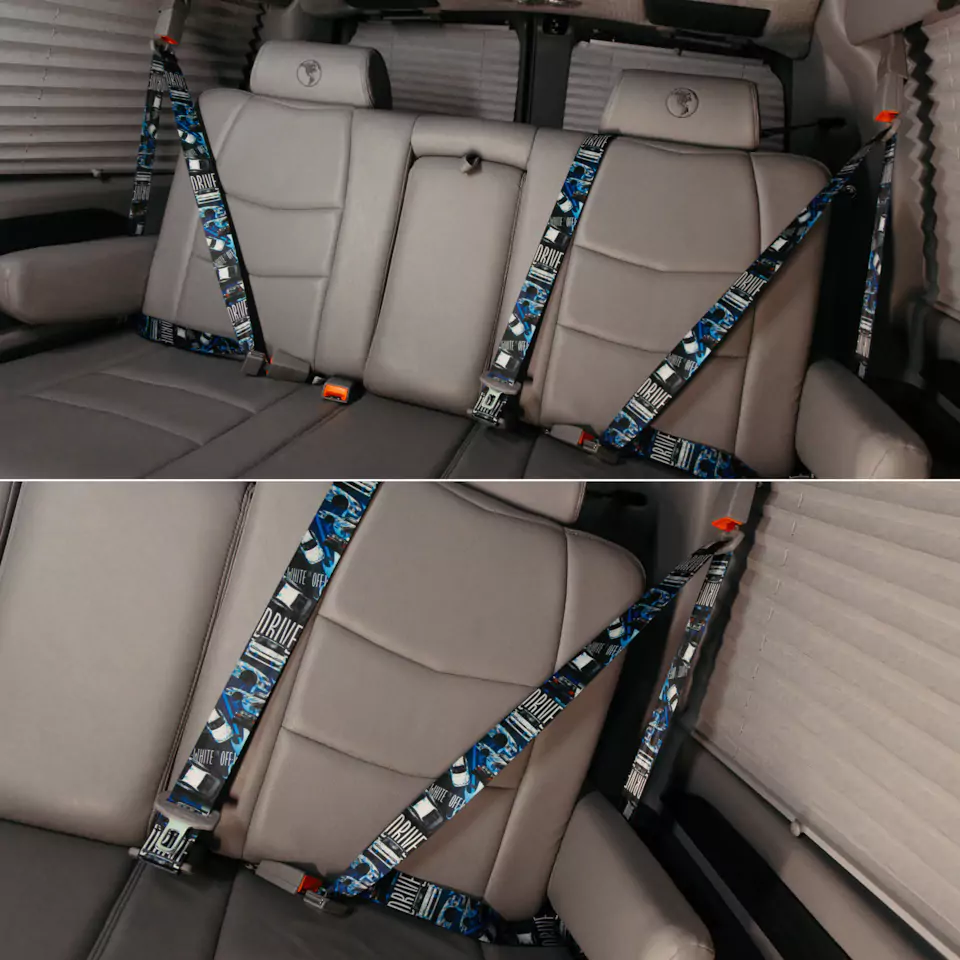 Укротили мексиканскую фиесту на колесах! Тюнинг Chevrolet Express: комплексная шумоизоляция и новая акустика, установка дополнительного оборудования, ремни безопасности с уникальным дизайном